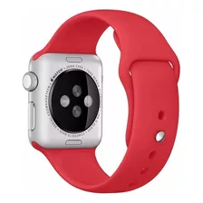 Pulseira De Silicone Para Apple Watch 38/40/41mm - Vermelha