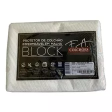 Protetor Colchão Impermeável Malha Block Solteirão 108x198