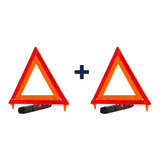 2 Unidades Triángulo De Seguridad Carretera Plástico, 29 Cm