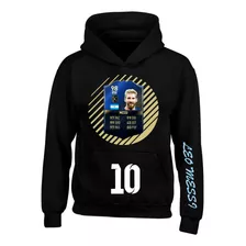 Hoodie Buzo Capota Lionel Messi Argentina Fif Series Sport