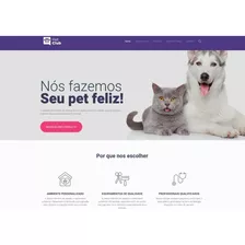 Criação De Site Para Petshop Veterinário + Email + Domínio