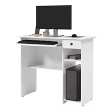 Escrivaninha Mesa Computador Viena Suporte Teclado E Nicho