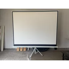 Pantalla Proyector Con Tripode 120 Pulgadas. Muy Poco Uso