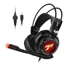 Auricular Gamer Somic G941 Negro Con Vibracion Y Luz