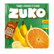 Jugo Zuko En Polvo Sabor Naranja Platanox 50 Sobres 