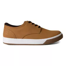 Casual Caballero Ozono Con Agujeta Camel Sintetico 620305