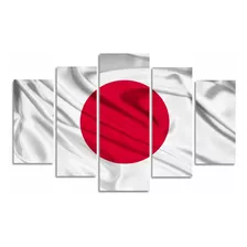 Quadro Japão Bandeira Japan Sala Quarto Escritório Top