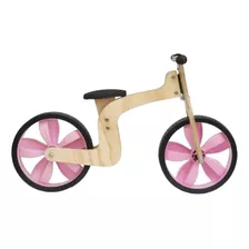 Bicicleta Balance Madera Niños De 2 A 5 Años Rosa Pinky