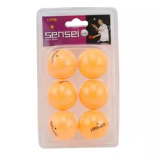 Pelotas De Ping Pong Naranja 6unidades Drb Mimbral