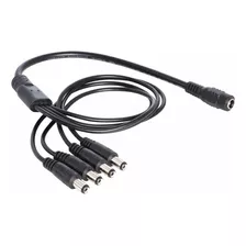 Cable Poder Splitter Camara Seguridad 4 Salidas Jack 5.5*2.5