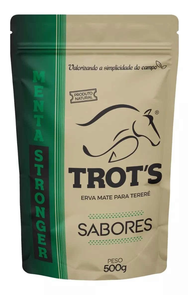 Tereré Erva Mate Premium Trot's 500g - Escolha O Sabor