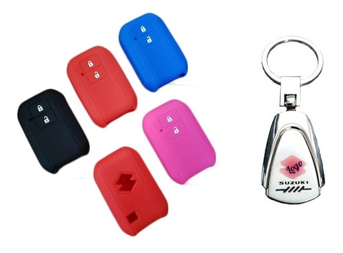 Funda Silicon + Llavero Compatible Con La Marca Suzuki Swift Foto 5