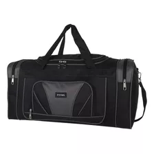 Bolso Peyton Gmy Viaje Gimnasia Equipaje Liviano Local Color Negro 8769 Liso