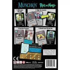 Rick And Morty Munchkin Juego De Mesa Cartas