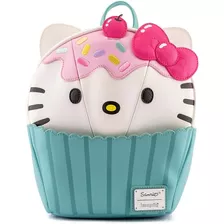 Loungefly Sanrio Mochila Mini Hello Kitty Pastel Cupcake New Color Blanco