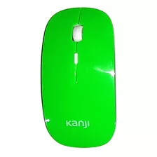 Mouse Inalambrico Kanji Azul/ Verde / Blanco - Aj Hogar