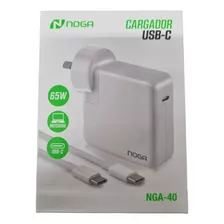 Cargador Universal Usb-c Notebook 65w Noga Nga-40