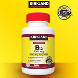Vitamina B12 Kirkland 5000 Mcg 300 Tomas DisoluciÃ³n RÃ¡pida