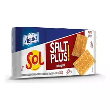 Biscoito Sol Salt Plus Integral 360g - Embalagem Com 20 Unid