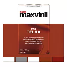 Resina Acrílica Base Água Antimofo Maxvinil 18l Cor Vermelho