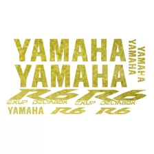 Calcomanias Stickers Yamaha R6r Gold Edition