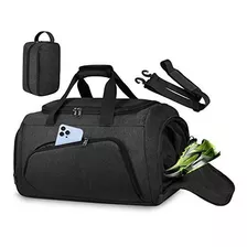 Bolso Deportivo Gimnasio 40l Hombre Mujer - Negro