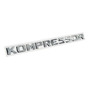 Emblema Mercedes Benz Kompressor Cromo Clase C E Glk Slk