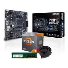 Combo Actualizacion Amd Ryzen 3 3200g + A320m Am4 + 8gb Ddr4