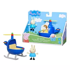 Peppa Pig Adventures - Rebecca Coelho 7,5 Cm Com Helicóptero