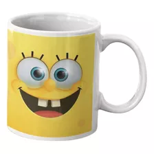 Caneca De Porcelana Personalizada Bob Esponja Infantil