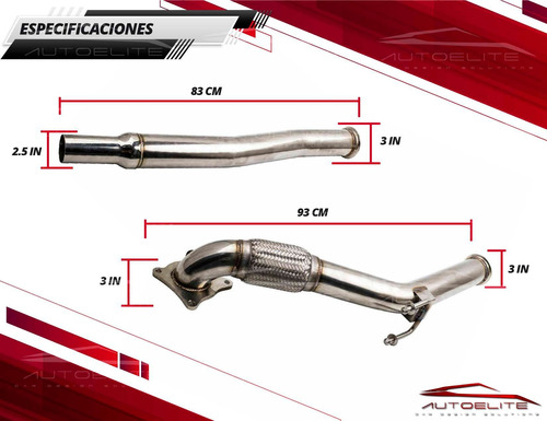 Downpipe Y Tuberia Audi A3 1.8 2.0 2003-2012 Acd Performance Foto 8