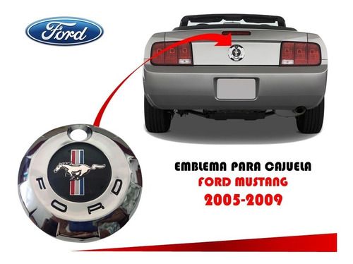 Emblema Para Cajuela Ford Mustang 2005-2009 Foto 2