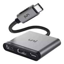 Adaptador Multipuerto Uni Usb-c A Hdmi, Thunderbolt 3 Portát