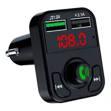 Transmisor Fm De Audio Estéreo Bluetooth Mp3 Cargador 2 Usb