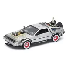 Auto Coleccion Volver Al Futuro 3 Delorean 1:24 Welly Gr Cs