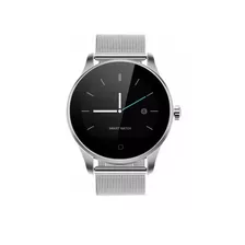 Smartwatch Diggro K88h 1.22 Caixa De Liga De Zinco Silver, Pulseira Silver De Aço Inoxidável