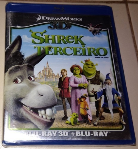 Blu-ray 3d+2d Shrek Terceiro (duplo) - Lacrado
