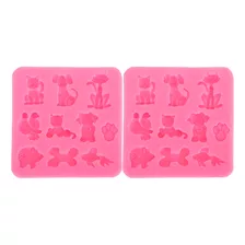 Molde Diy, 2 Peças De Silicone, Ferramenta Feita À Mão, Form