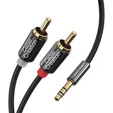 Cablecreation Cable De Audio Rca De 10 Pies Cable Rca Macho