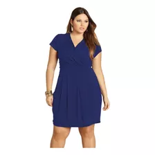 Vestido Moda Plus Veste Bem Trabalho Confortável Elegante 