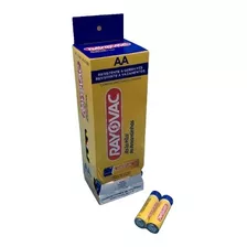 Pack Tubo 48 Pilas Zinc Carbon Rayovac Aa Mayorista Oficial