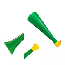 Corneta Vuvuzela Verde E Amarela Copa 35 Cm