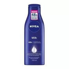 Loção Deo-hidratante Nivea Milk Hidratação Profunda 200ml