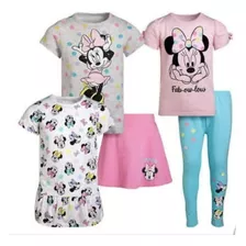 Conjunto De 5 Piezas De Minnie , Marca Disney , Para Niñas