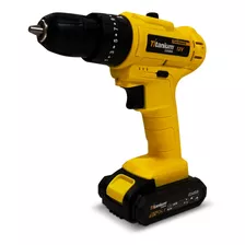 Furadeira Parafusadeira Titanium Impacto 3/8pol C/acessórios Cor Amarelo Frequência 50 Hz/60 Hz 110v/220v