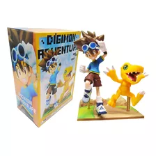Figura Digimon Taichi Yagami Y Agumon En Caja