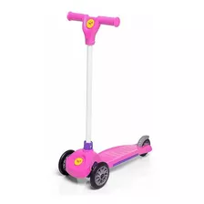 Patinete Infantil Trinet 3 Rodas Rosa Calesita 70kg