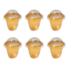 72un Mini Copo Bolha 25ml Para Brigadeiros Verrine - Dourado