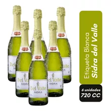 Sidra Del Valle Etiqueta Blanca 720cc X 6 Botellas 