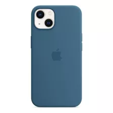 Silicon Case Con Magsafe iPhone 13 Blue Jay Original